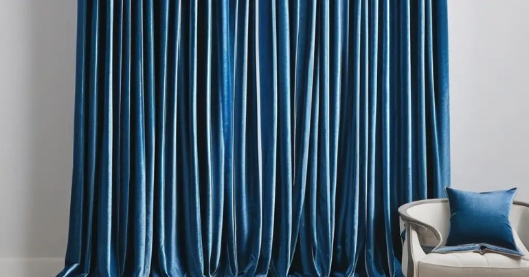 Langsir Warna Biru 1