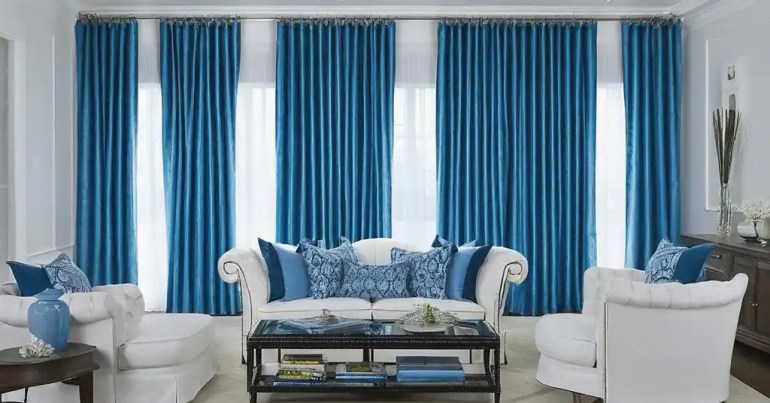 Langsir Warna Biru 2