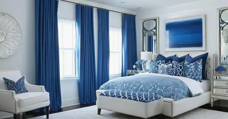 Langsir Warna Biru 3