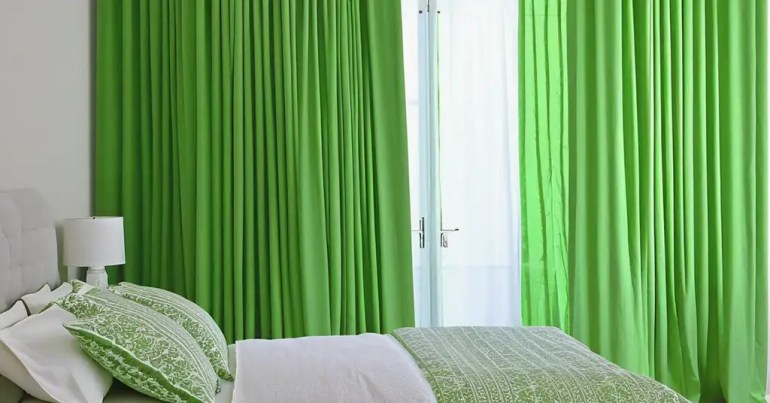 Langsir Warna Hijau 1