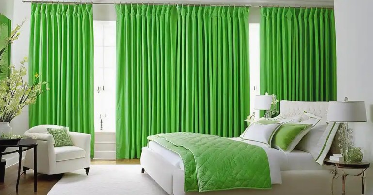 Langsir Warna Hijau 2