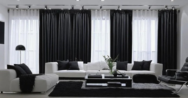 Langsir Warna Hitam 2