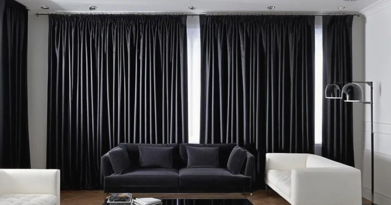 Langsir Warna Hitam 3