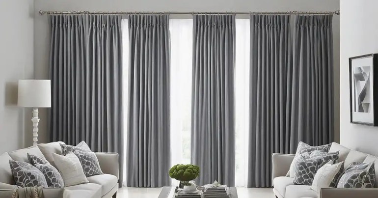 Langsir Warna Kelabu 3