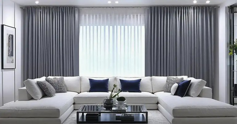 Langsir Warna Kelabu