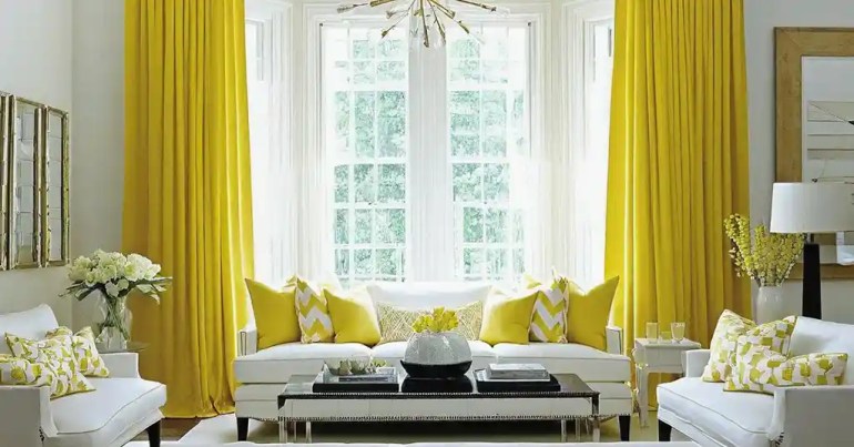 Langsir Warna Kuning 2