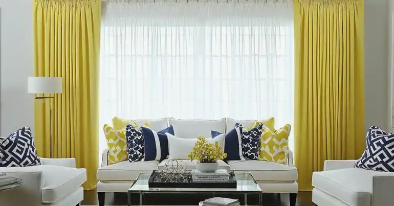 Langsir Warna Kuning 4