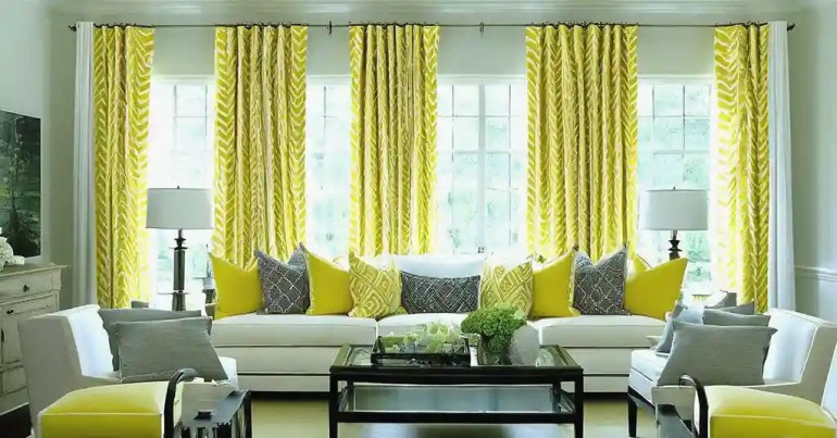 Langsir Warna Kuning 5