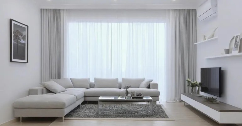 Langsir Warna Putih 3