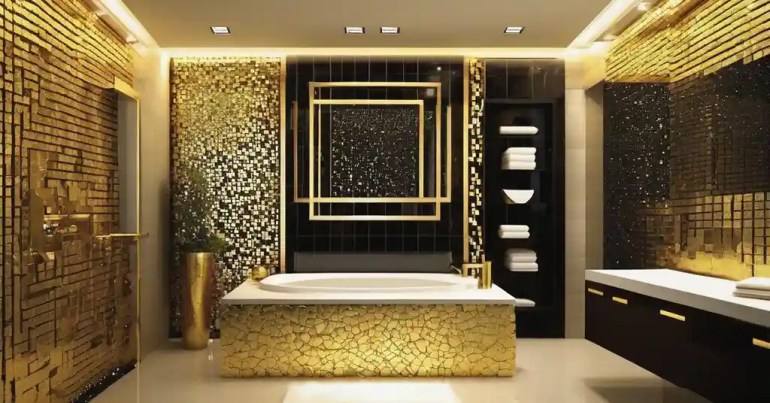 Mozek dengan Aksen Emas