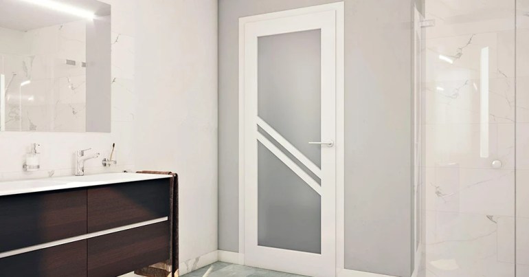 Reka Bentuk Pintu Bilik Air Aluminium