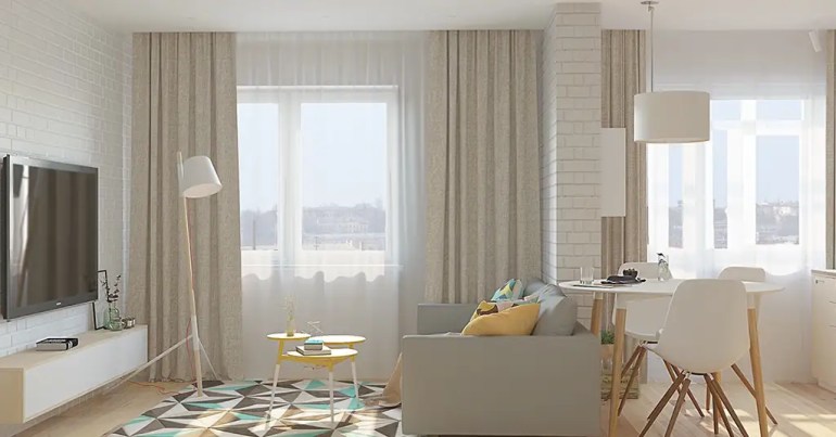 Ukuran Langsir Tingkap 2 Panel