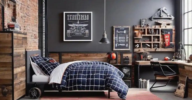 Hiasan dengan Elemen Industri