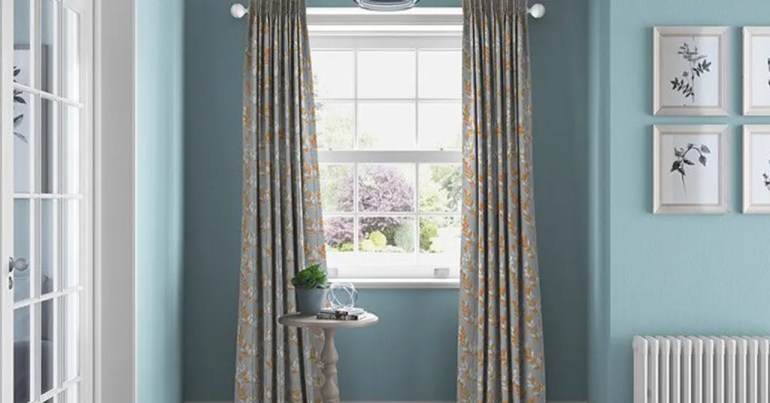 Petua Memilih Warna Langsir Untuk Dinding Biru Muda